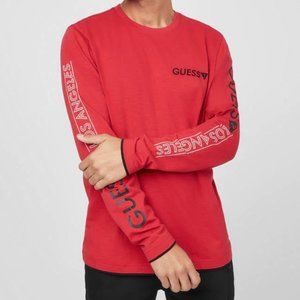 Guess Coleman Red Long Sleeve